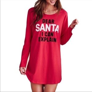 Victoria’s Secret Christmas Holiday Sleep Dress